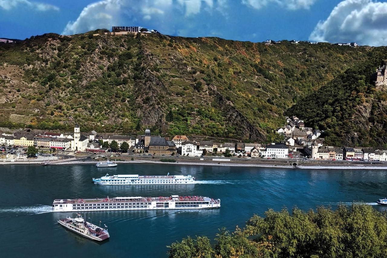 Alte Schreinerei, charmantes Ferienhaus gegenüber der Loreley Sankt Goar Exterior foto