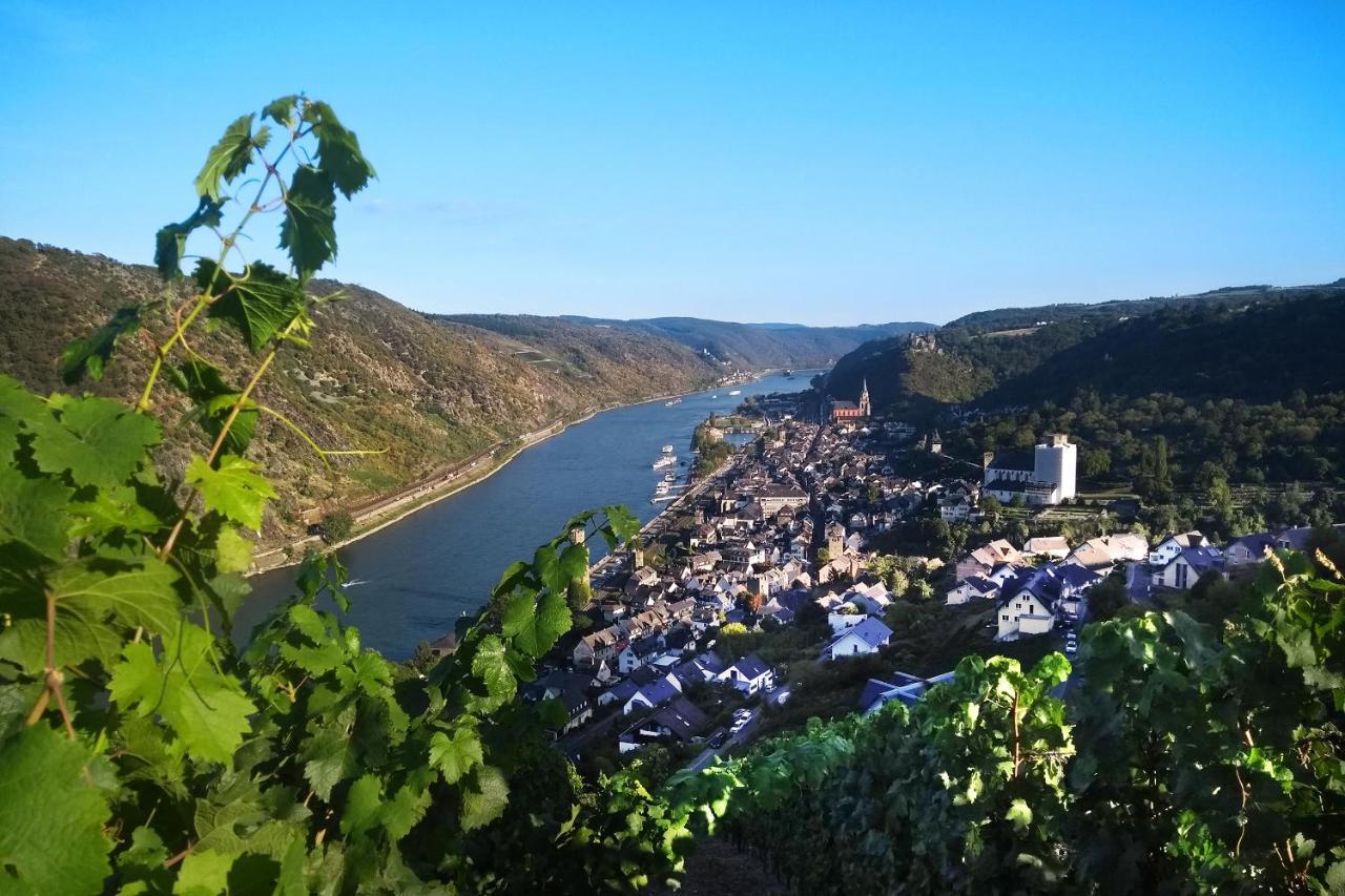 Alte Schreinerei, charmantes Ferienhaus gegenüber der Loreley Sankt Goar Exterior foto